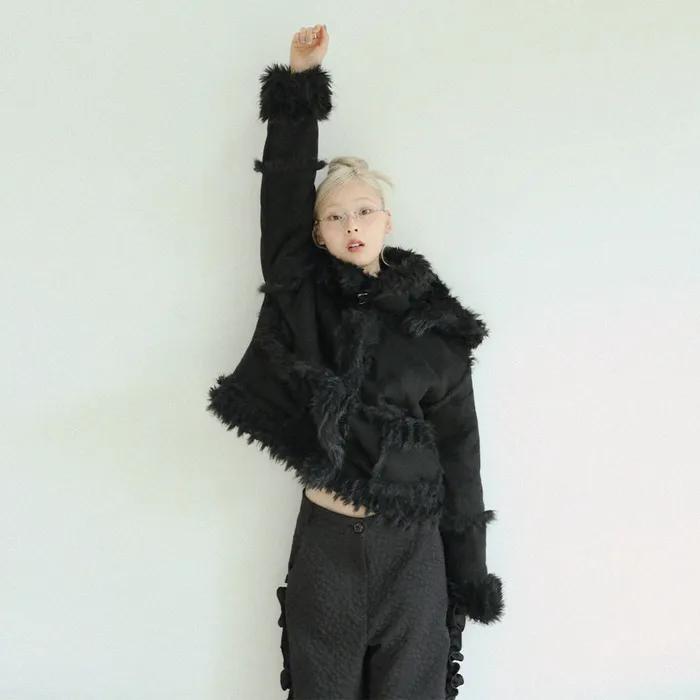 REVERSIBLE SHEARLING JACKET(BLACK)