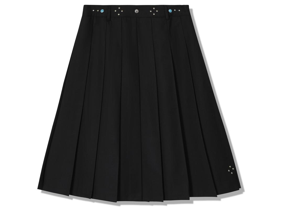[SEASON OFF]스터드 디테일 플리츠 스커트