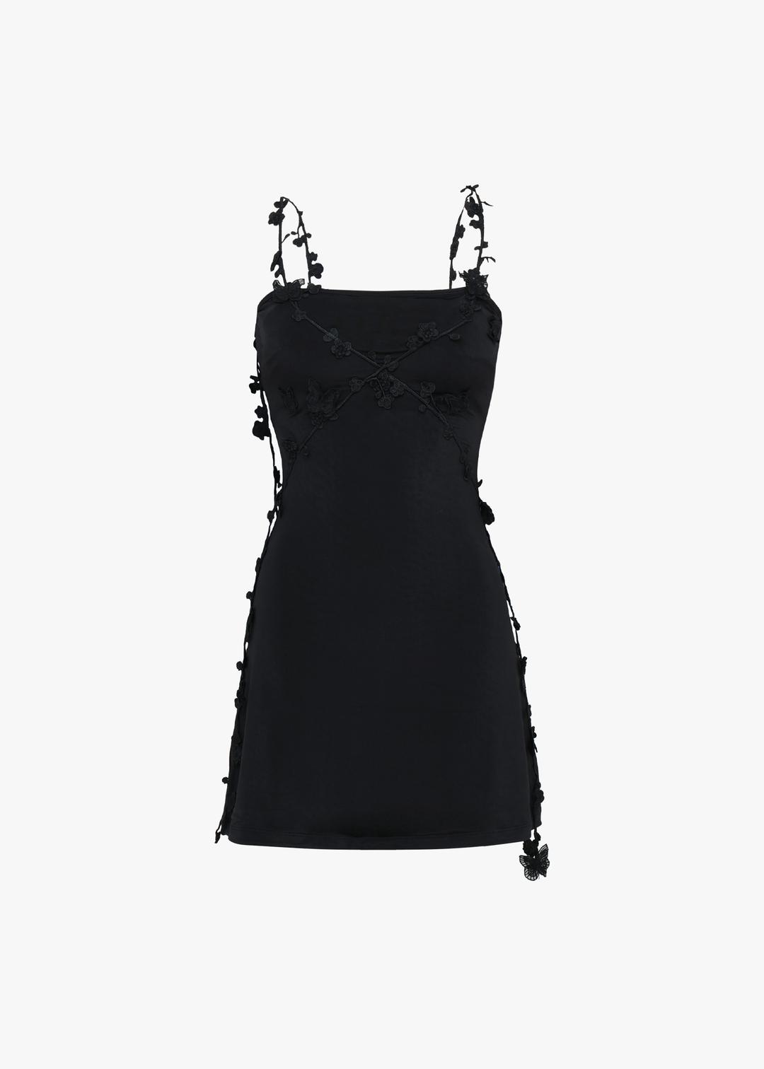 매화 올 오버 드레스