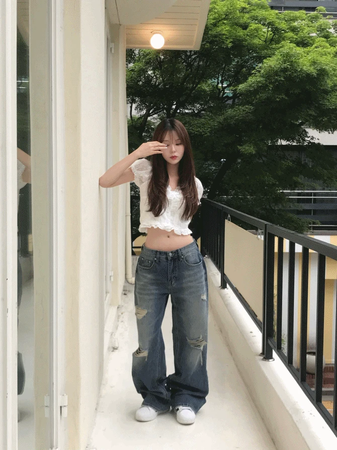 pt - 샤이나 스크래치 팬츠 [데일리]