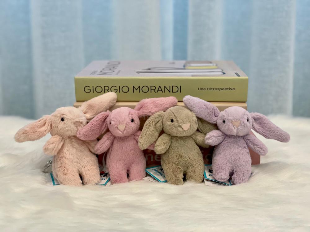 [국내배송] 젤리캣 키링 키홀더 버니 토끼 베이지 블러쉬 핑크 라벤더 차키 명품 열쇠고리