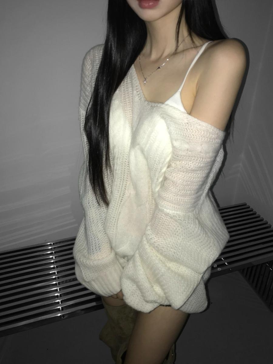 alpaca  loose knit(3 color)