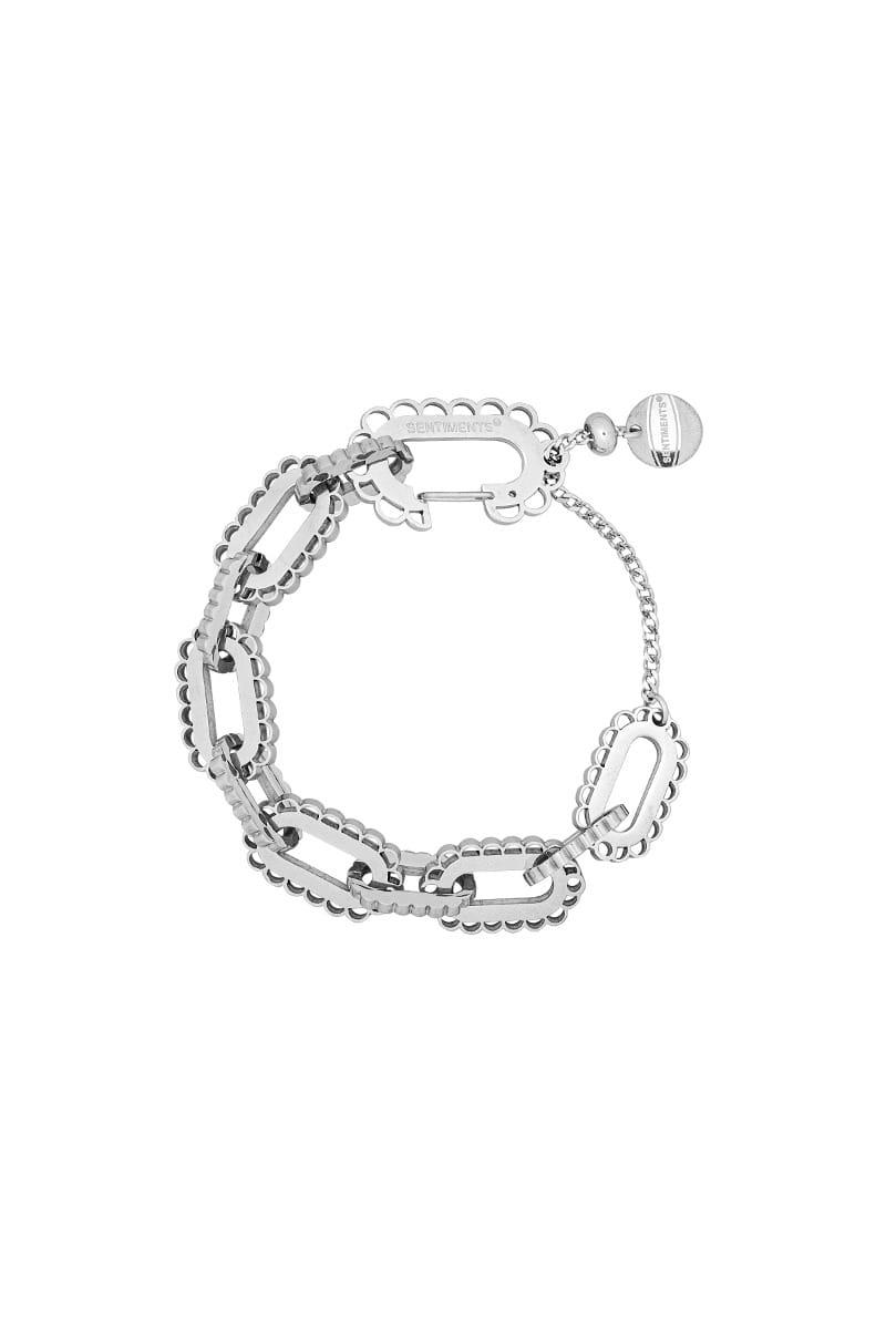 NO.511 [SILVER] LACE LINE CHIAN  BRACELET