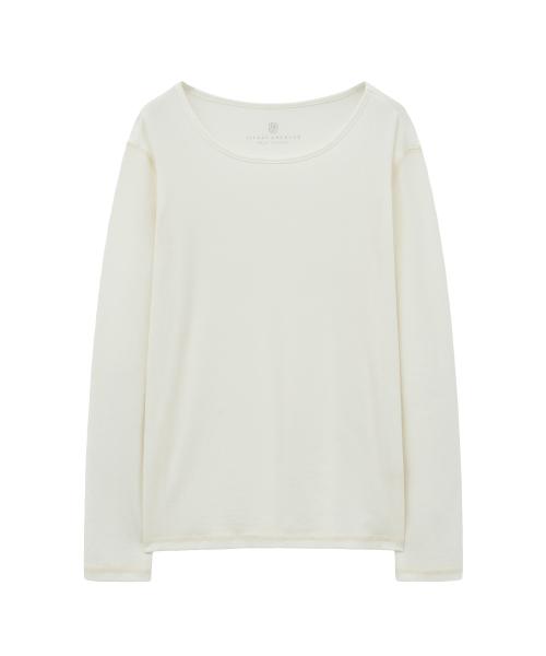 SITP5225 데코 스티치 컴포트 티셔츠_Ivory