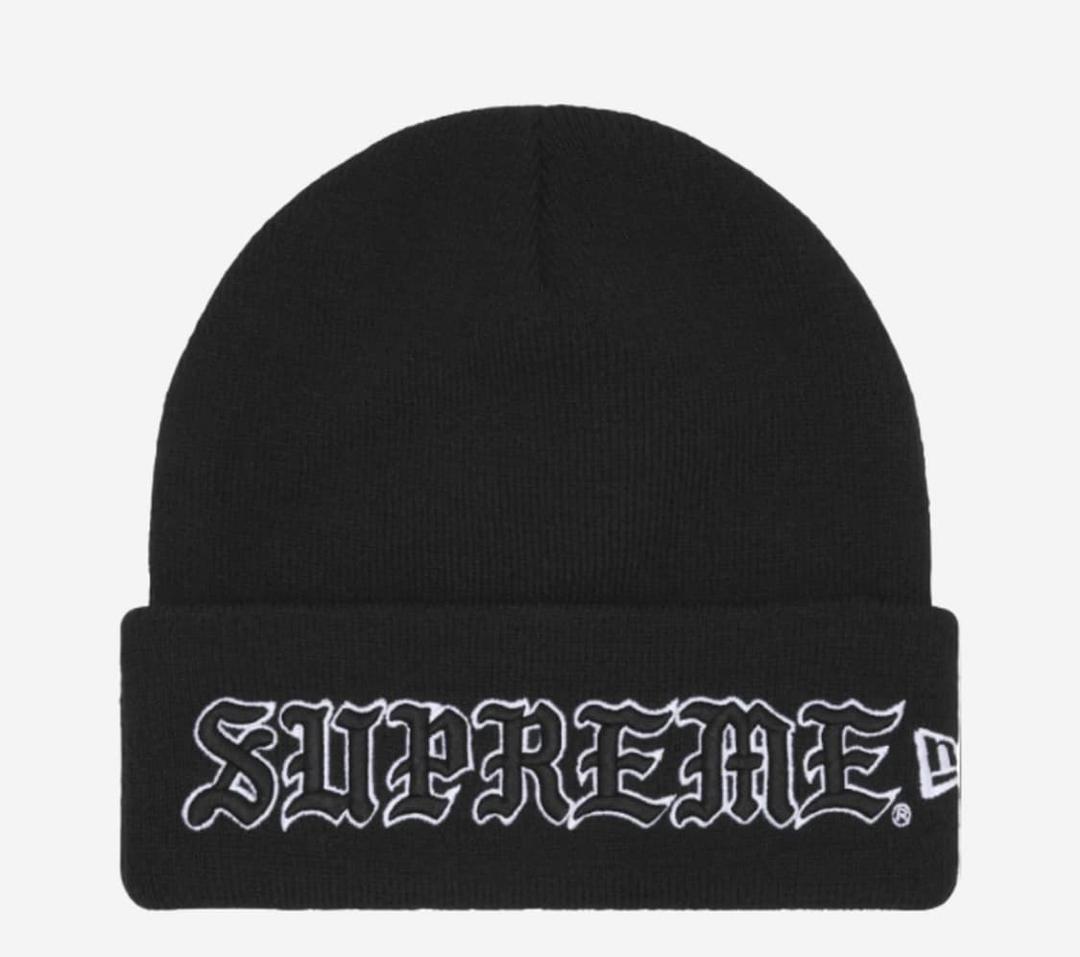 [국내배송/미개봉새상품] 25FW 슈프림 뉴에라 올드 잉글리쉬 비니 | 후루츠패밀리