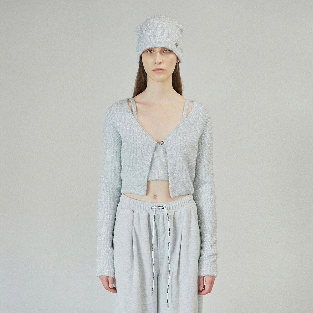 HOLIDAY METAL BEANIE (silver)