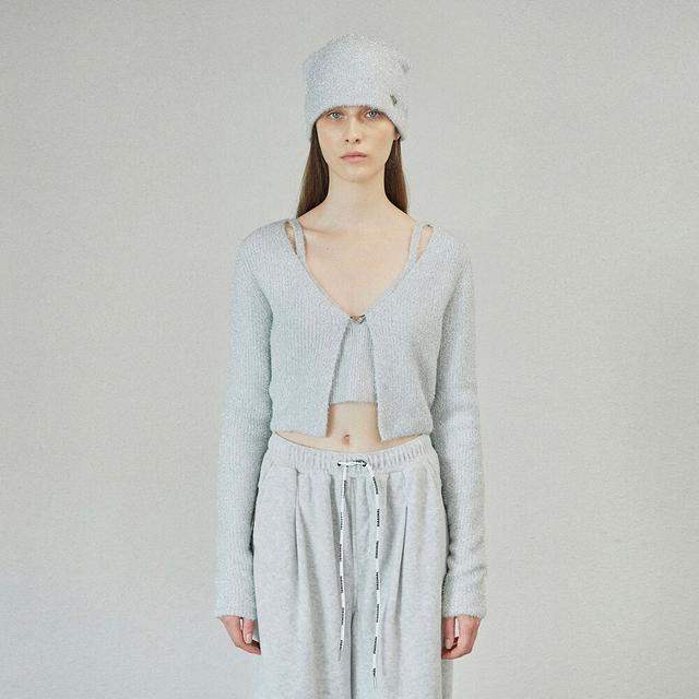 HOLIDAY METAL BEANIE (silver)