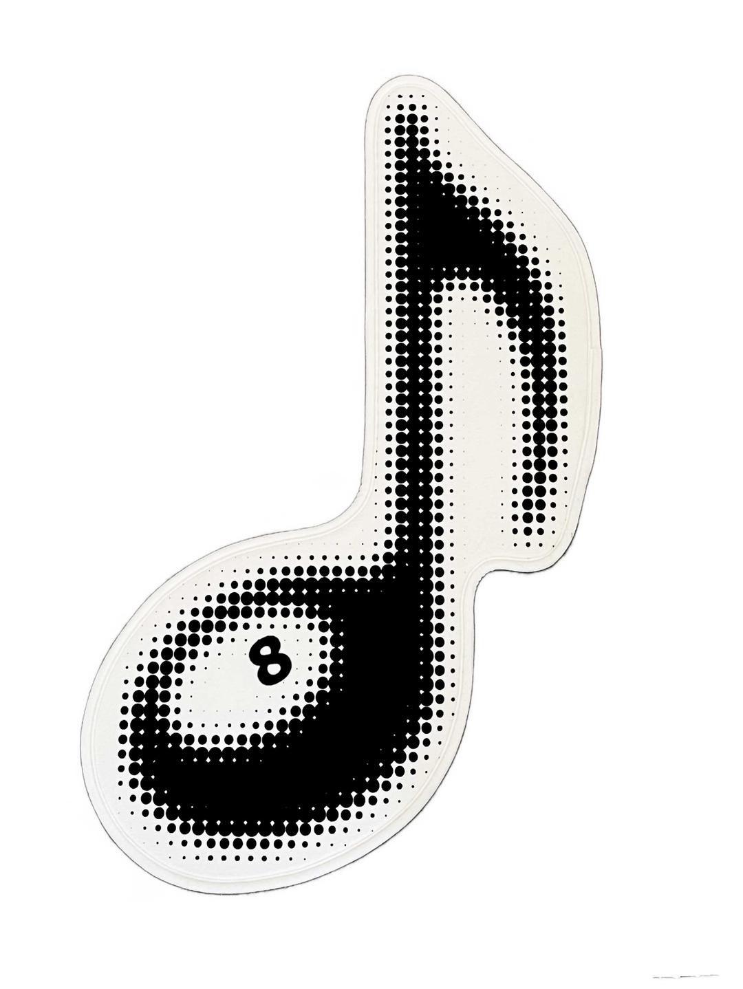 music note rug