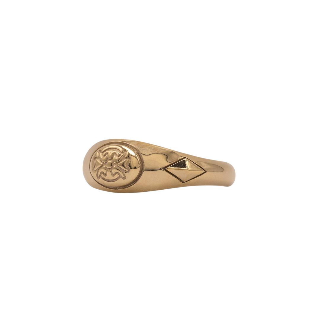 WING STUD ring (gold)