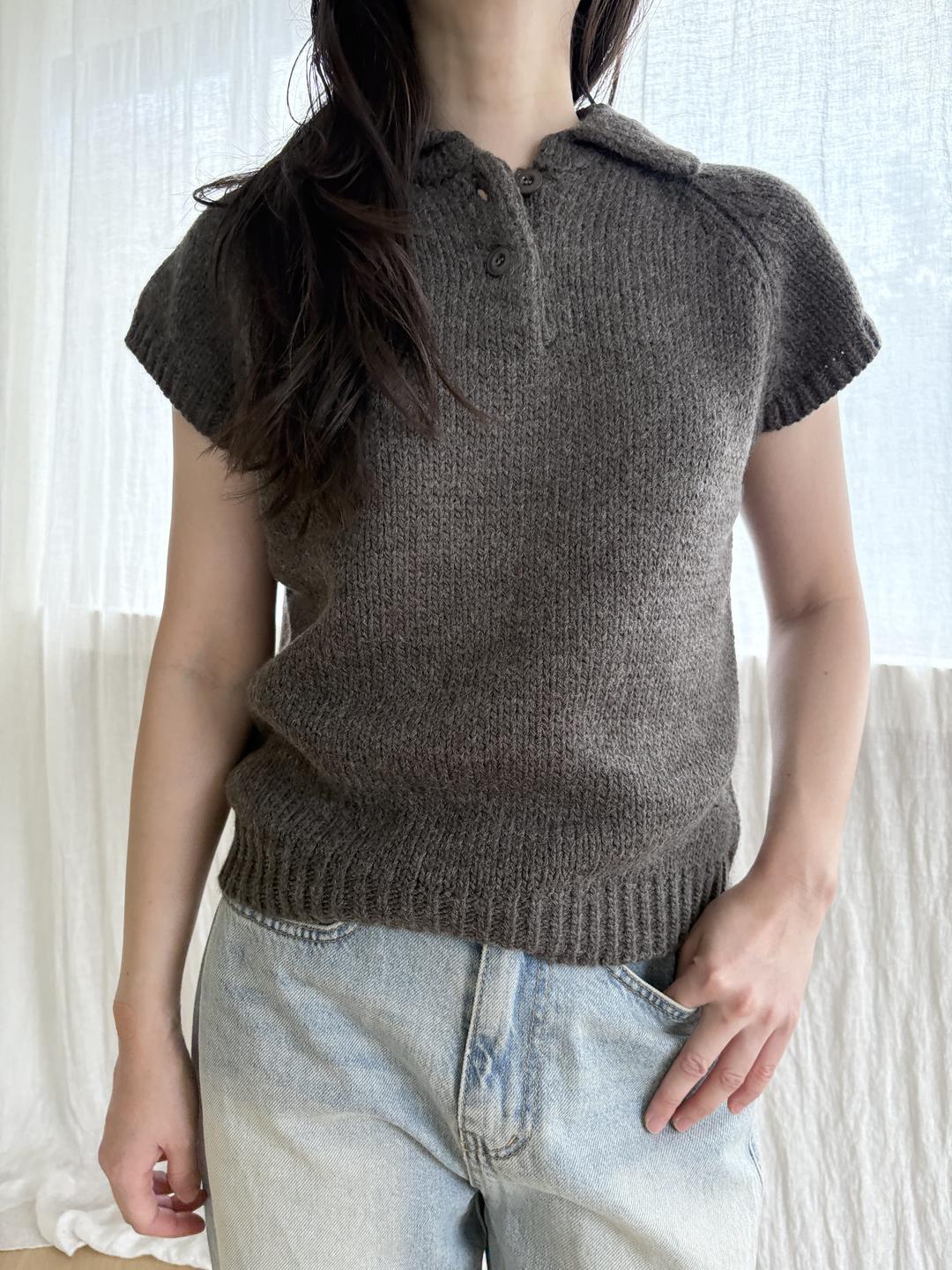 Chunky collar knit (2C)