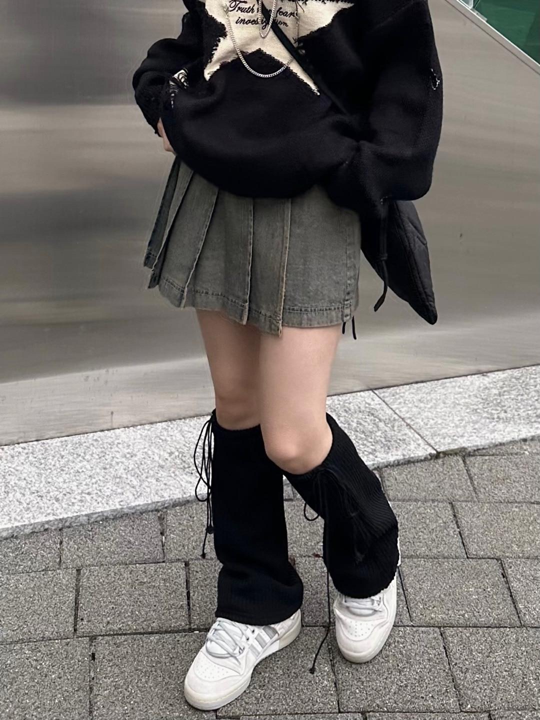 빈티지 플리츠 랩스커트