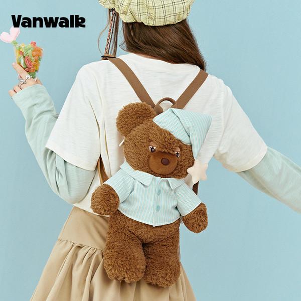 파자마 쥬 백팩 / 드르렁 브라운 베어