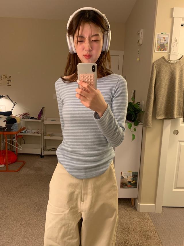 pastel stripped long sleeve