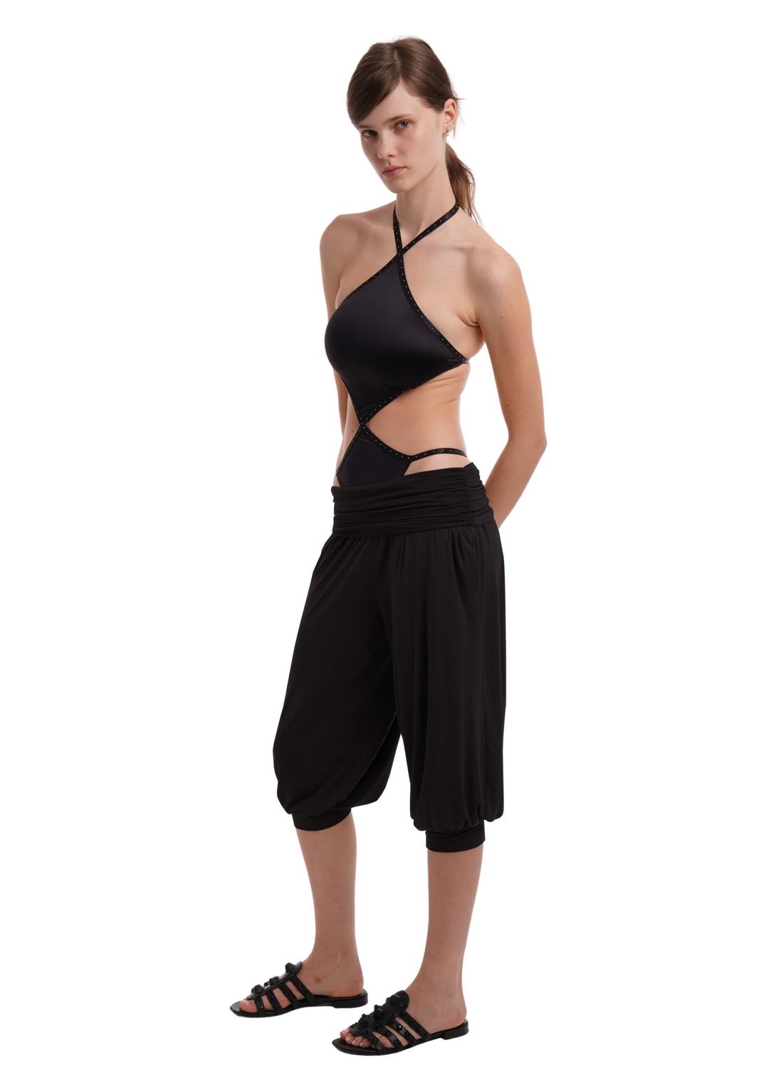 CHARLI CAPRIS IN BLACK - Black / XS