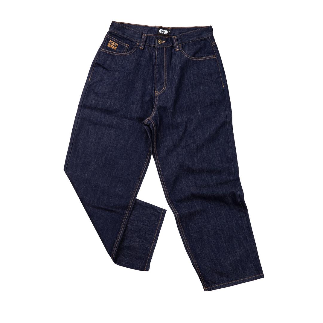 Essential Relaxed Raw Denim Pants (Indigo)