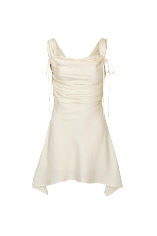 페인오어플레져(PAINORPLEASURE)  DEW COWL DRESS cream - 사이즈 & 후기 | 무신사