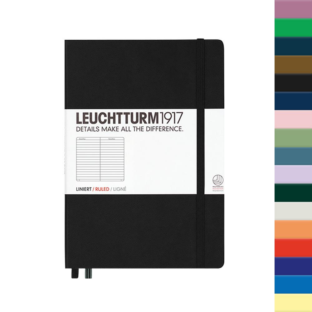 로이텀 노트 A5 하드커버 블랙 줄지 고급 만년필 필사 일반