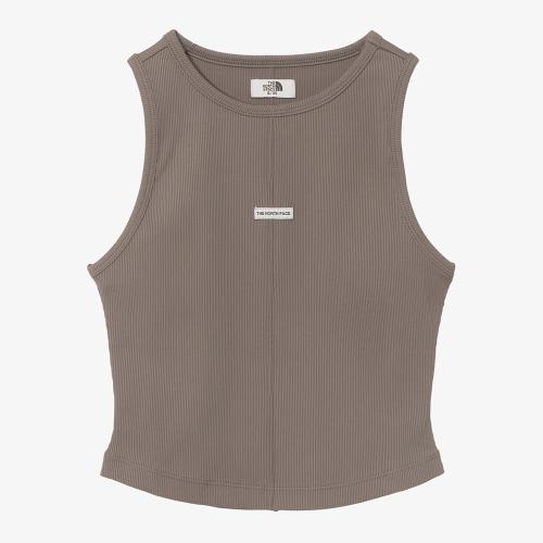 NT7VR30K 화이트라벨 여성 소프트 웨이브 슬리브리스_BEIGE BROWN