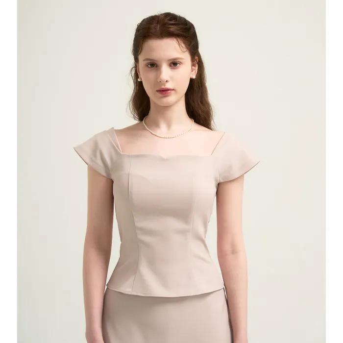 Sharon blouse [Beige]