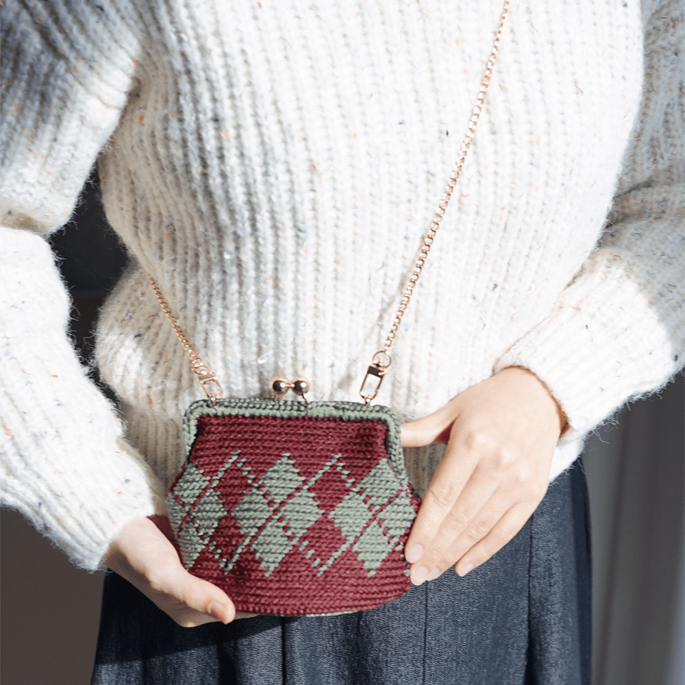 인견튜브사 노엘 아가일 미니백