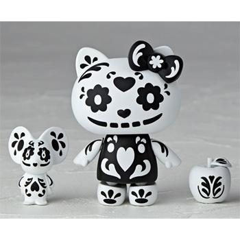 [피규어]리볼텍 시리즈 헬로 키티 블랙 스컬Ver