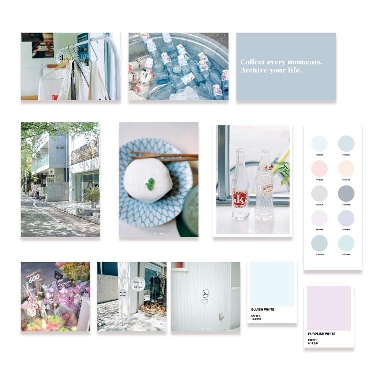 팔레트 엽서 세트