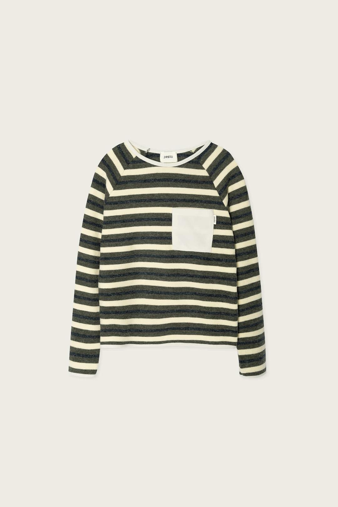 BRUSHED RAGLAN TOP DARK MOSS