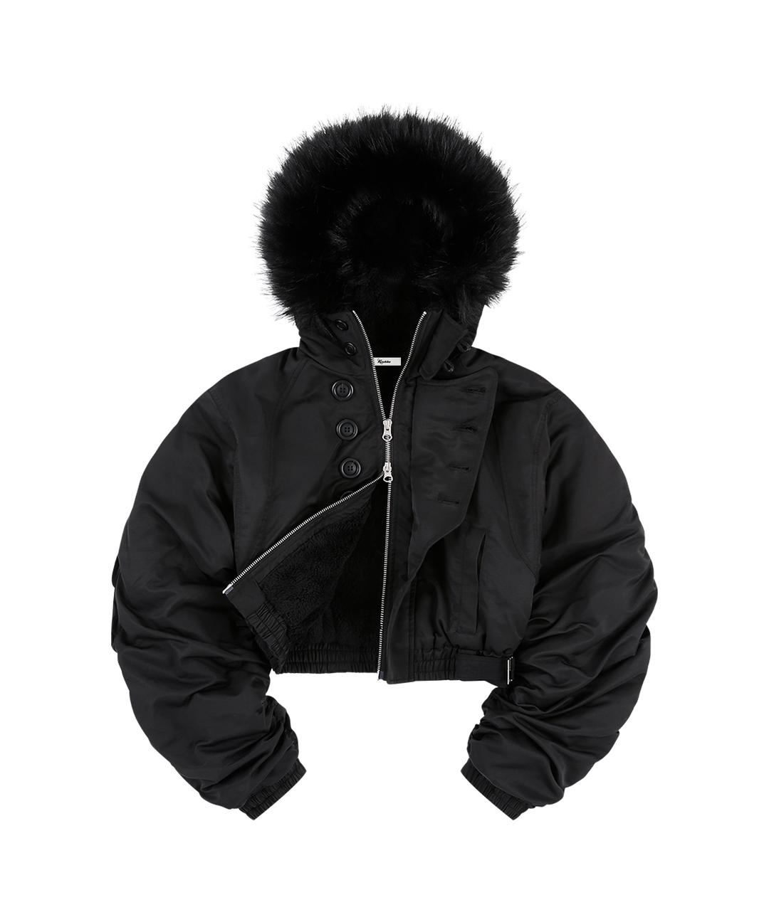 (11/20 Pre-Order) Hooded Crop Bomber