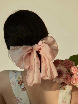 [단독] 로즈 드 혜원 보우 스크런치