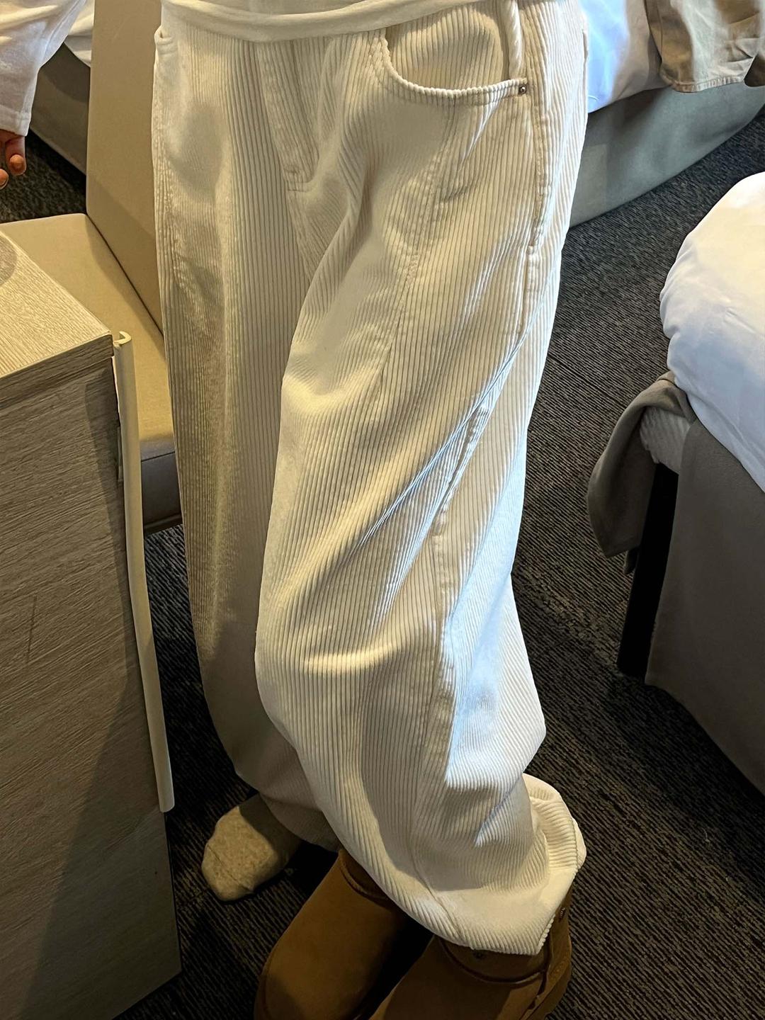 36 ivory 골덴 와이드