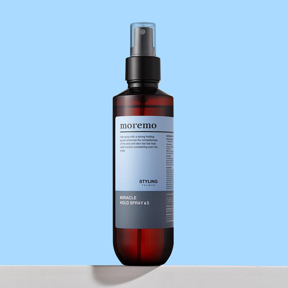 모레모 포맨 미라클 홀드 스프레이S 헤어픽서 남자 잔머리 고정 (190ml)