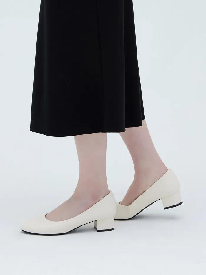 [베이직] 소프트 쿠션 라운드토 펌프스 구두 4.0 HPWWVFA201