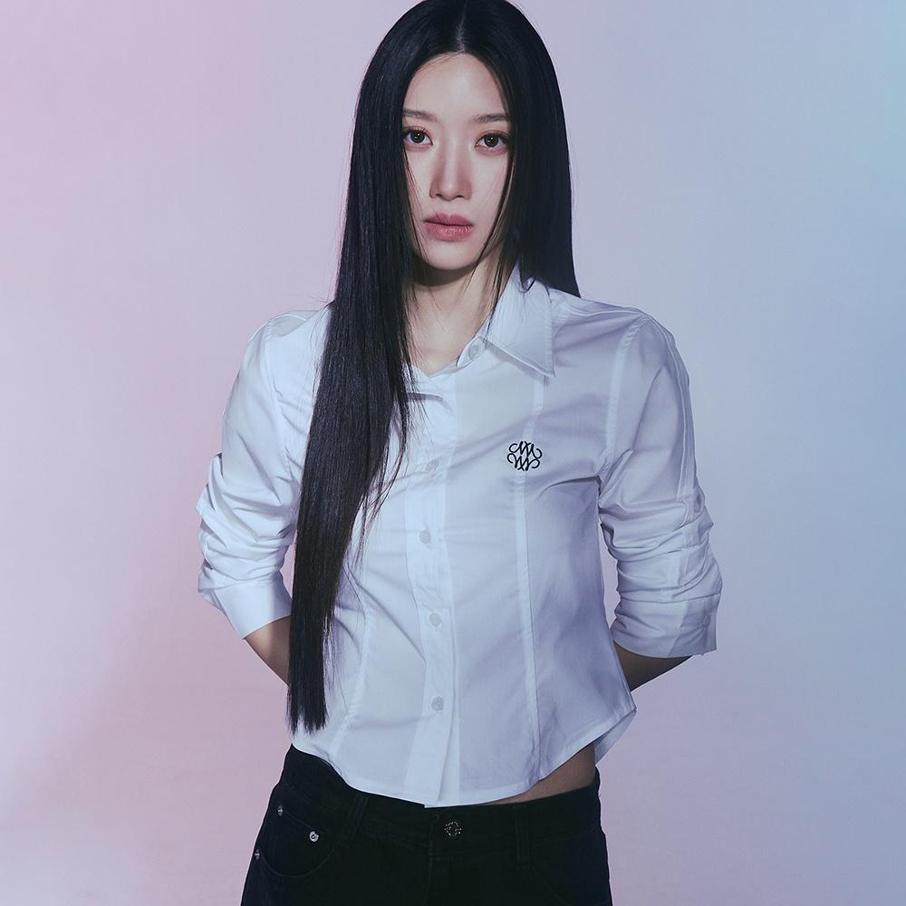 MINIMAL PINTUCK WAIST SHIRT_IVORY