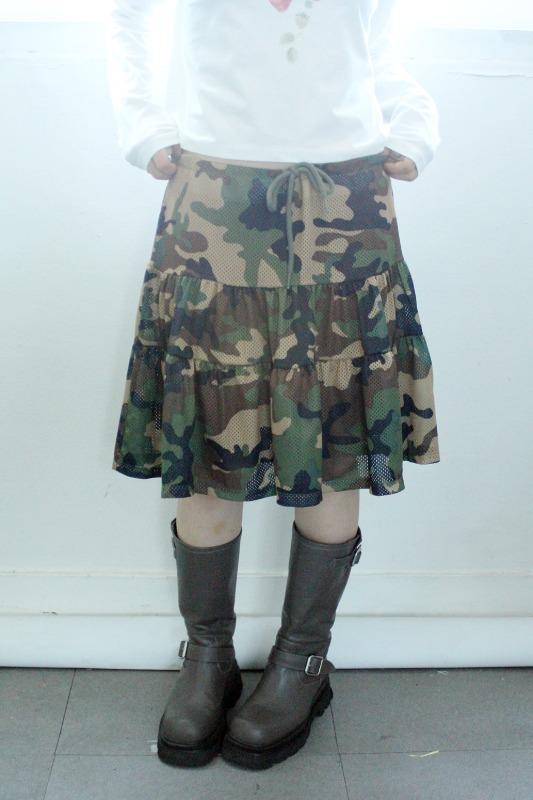 mesh skirt (2color)