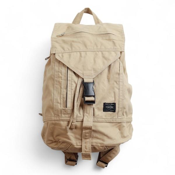 [PORTER] 베이지 컬러 립스탑 럭색