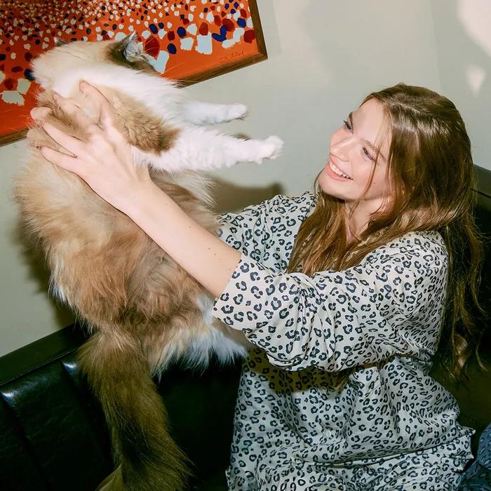 furless Leopard pajamas 퍼리스 레오파드 파자마 (Ivory)