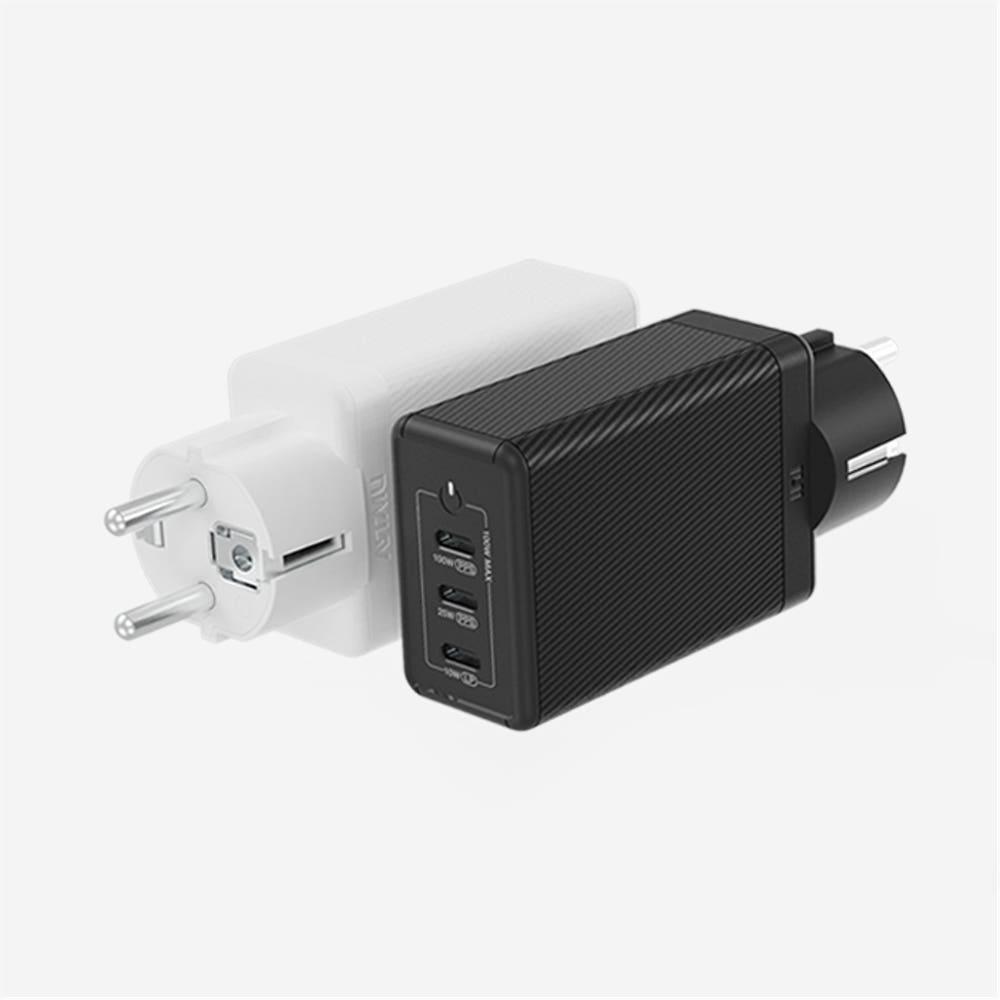 USB PD 100W PPS GaN 접지 멀티 초고속 충전기 GS710 블랙 