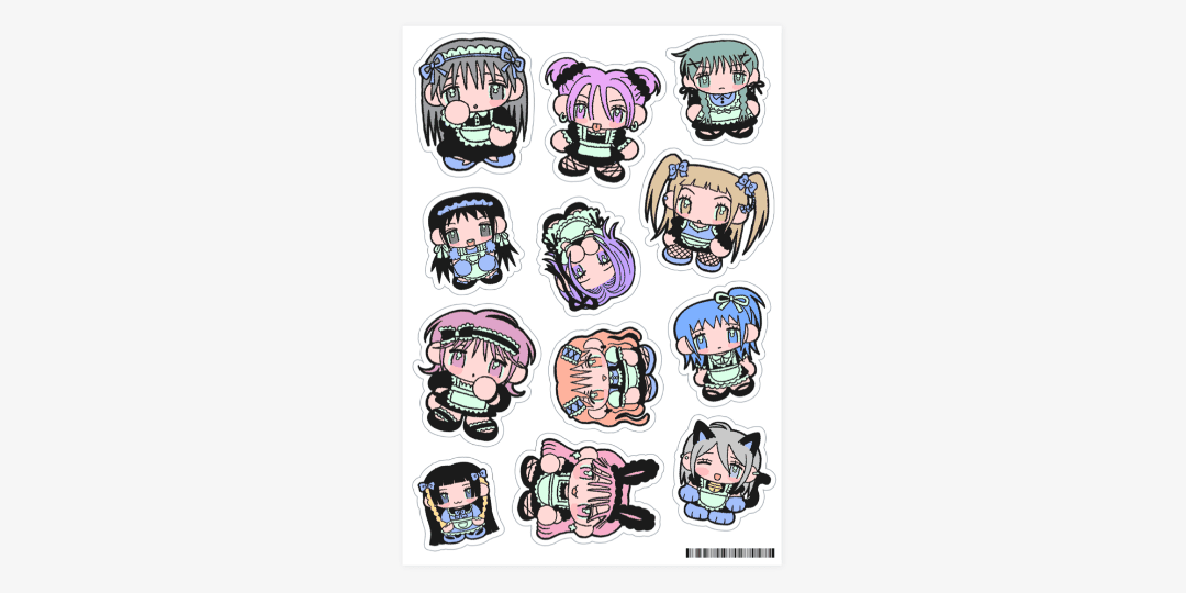 말랑 메이드 스티커