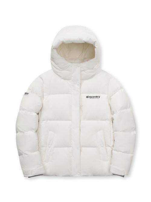 여성 레스터G RDS 구스다운 숏패딩 (CREAM)