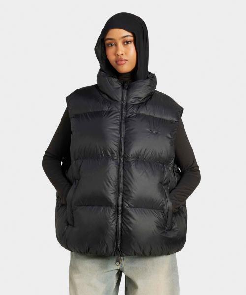 오버사이즈 다운 베스트 - 블랙 / JX2979
