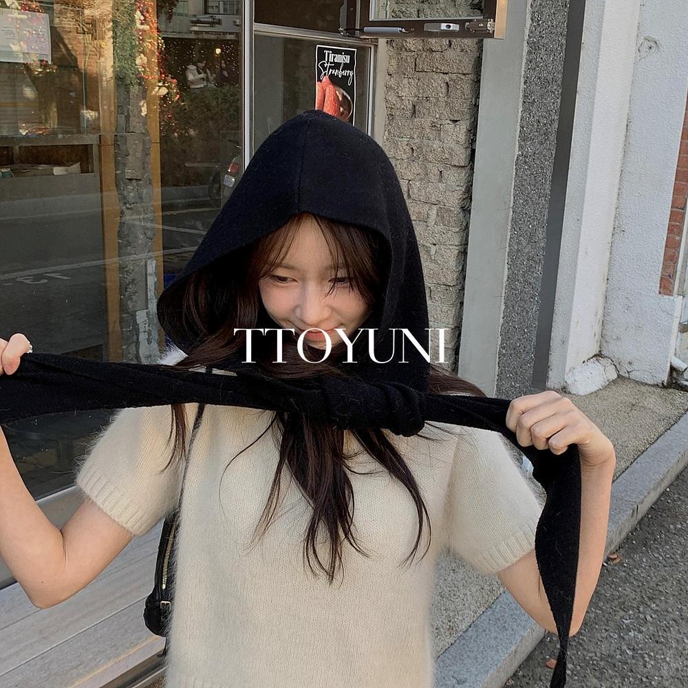 떠유니 미엘 miel 도브 모자 머플러 바라클라바 니트 스카프 떠유니