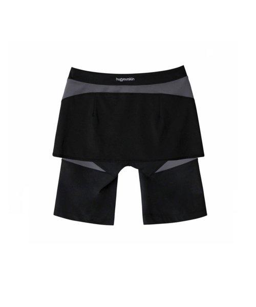 인시전 바이커 스커트 팬츠(블랙)