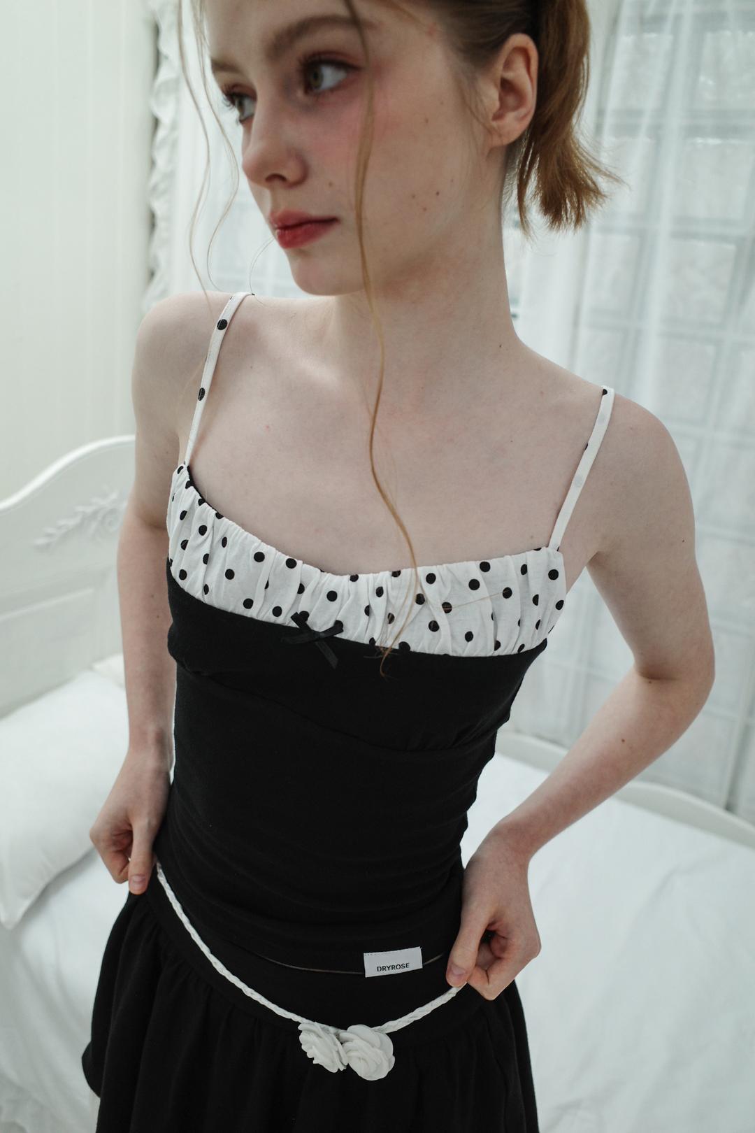 RETRO DOT TOP (BK)