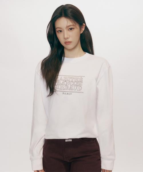 DOODLE CLASSIC LOGO LONG SLEEVE white