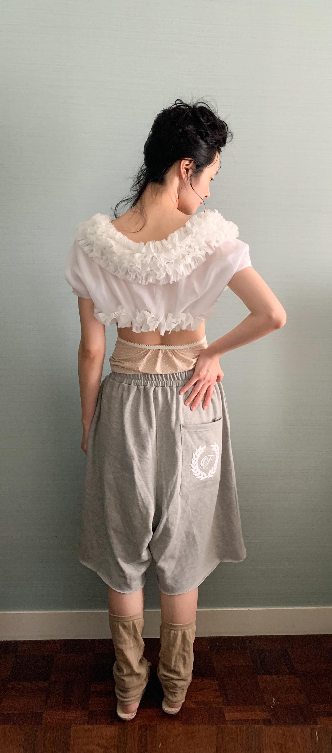 [F.E.E.S] soft bloom short bolero (ivory)