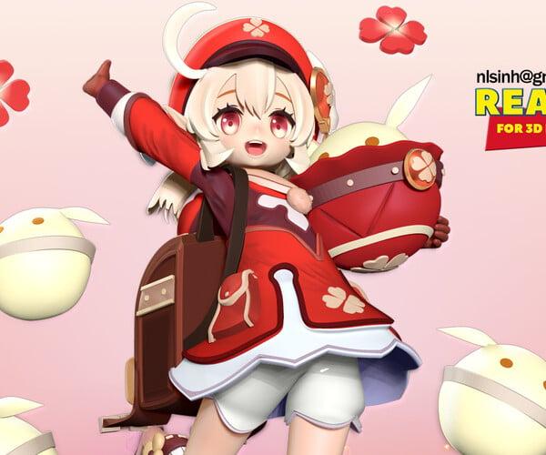 ArtStation - Klee - Genshin Impact Fanart | Resources