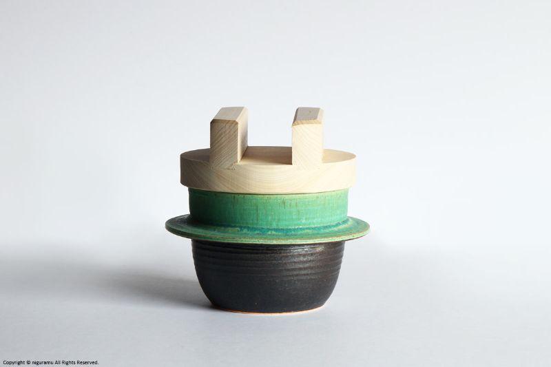 【楽天市場】陶器の羽釜 2合炊き【独歩炎】：niguramu