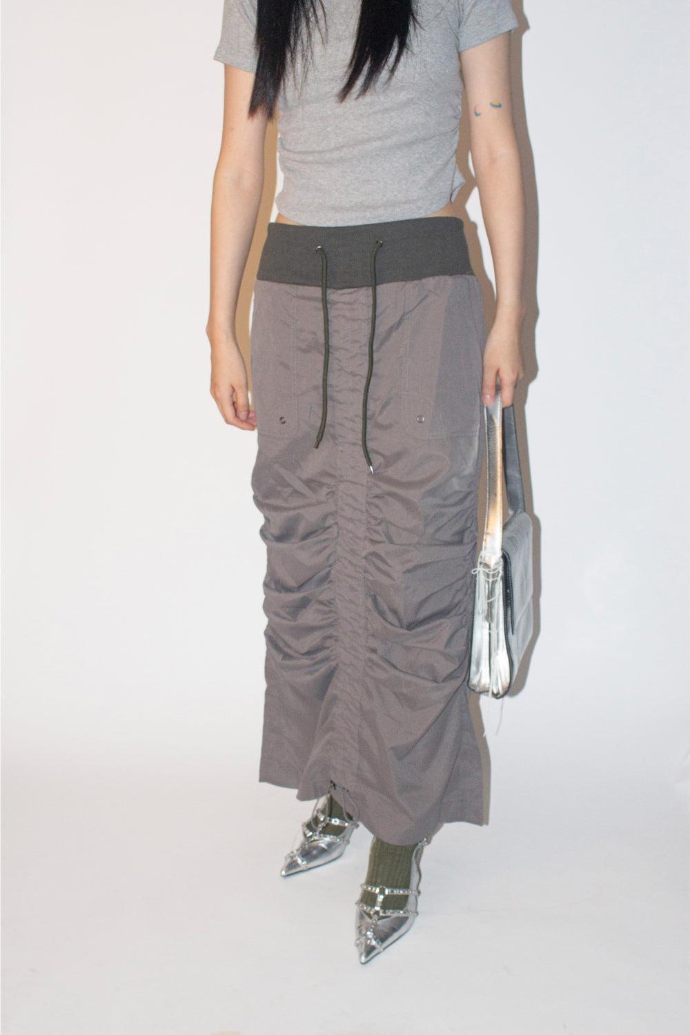 shirring banding skirt (2 color)