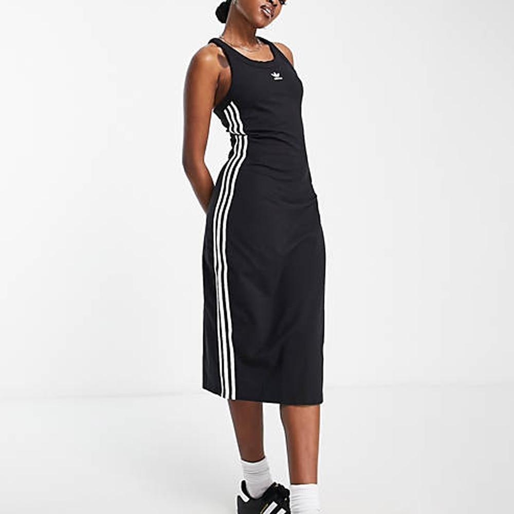 아디다스 원피스 클래식 롱 탱크탑 나시 드레스 블랙 IC5503