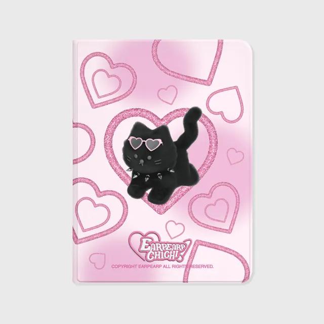 GLITTER HEART CHICHI-PINK(아이패드-커버)